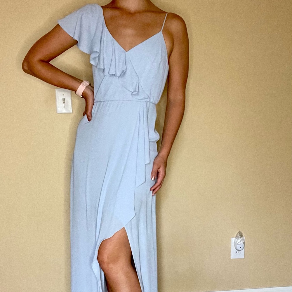 BCBG Baby Blue Gown
